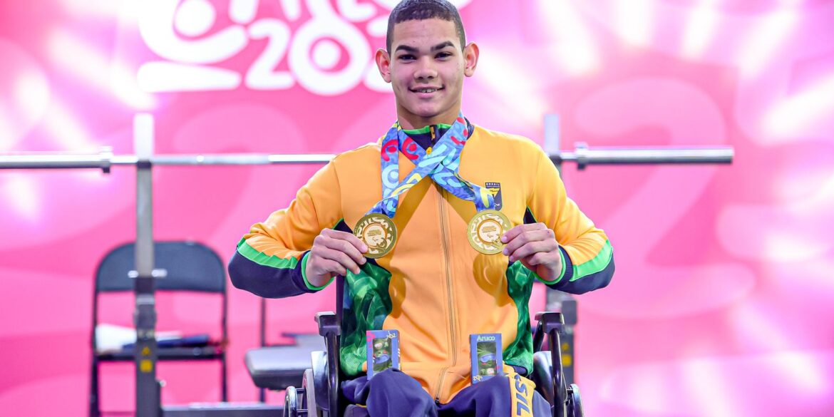 parapan-de-jovens:-brasil-conquista-12-medalhas-em-dia-de-recorde